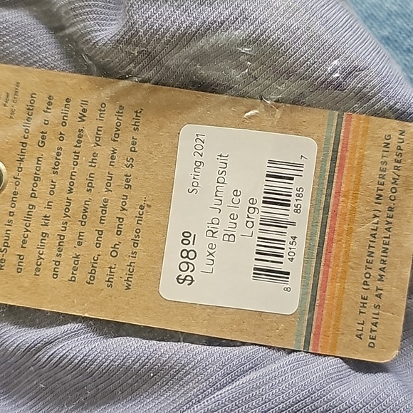 MARINE layer luxe rib jumpsuit - Picture 6 of 7